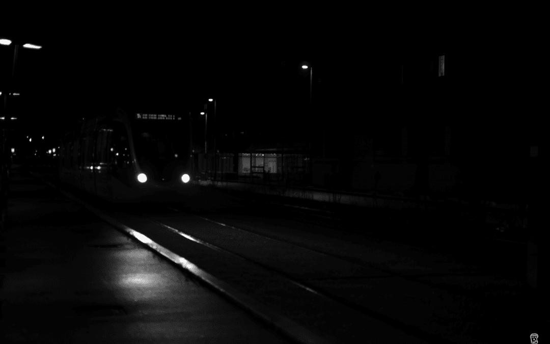 Les trams toulousains ont tourné toute la nuit, sans conducteurs./Photo E.J