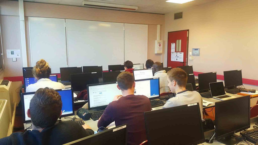 Photo d'illustration, salle de classe campus IGS. / Sarah Thuault Ney