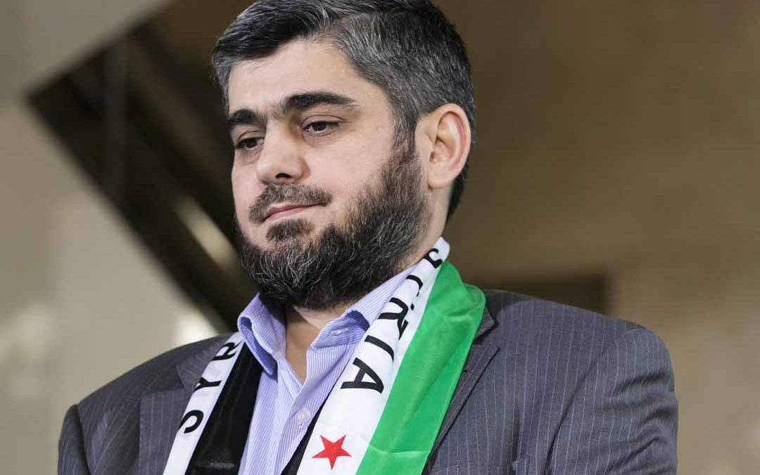 Mohamed Allouche négociateur de l'opposition syrienne. / UN Geneva