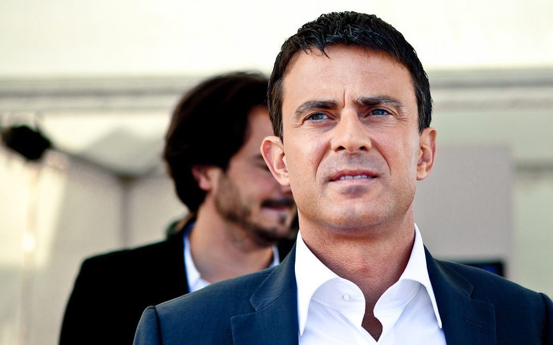 Manuel Valls, candidat à la primaire de la gauche. / Webstern Socialiste