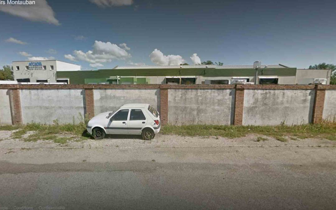 Capture d'écran google street view, abattoir de Montauban.