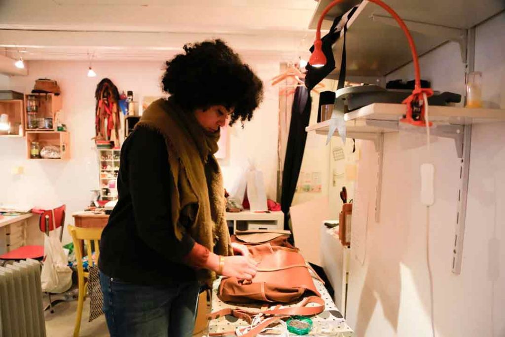 Elodie Marville, créatrice toulousaine de sac à main. /Photo S. Thuault Ney