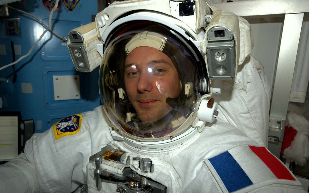 Thomas Pesquet effectue sa première sortie dans l'espace./ Photo Thomas Pesquet