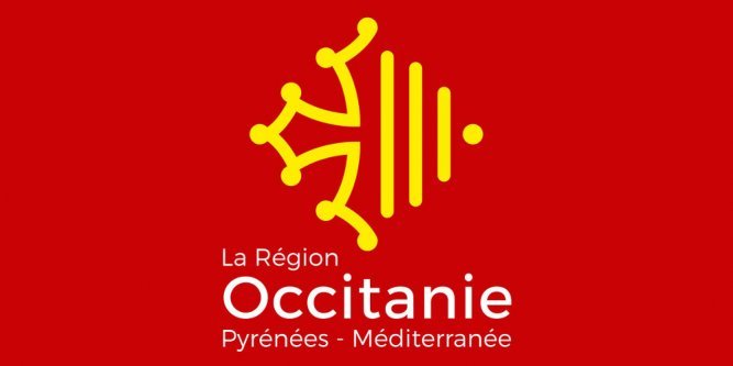 Le nouveau logo de la région Occitanie, imaginé par une jeune graphiste de 22 ans. Photo DR