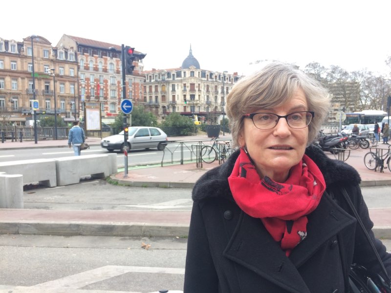 La présidente de vivre sans thyroïde, Beate Bartes, ce jeudi à Toulouse