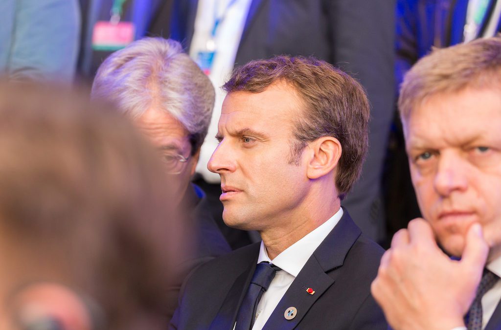 Emmanuel Macron présente ses voeux à la Marine Nationale, à Toulon. Crédits : CC