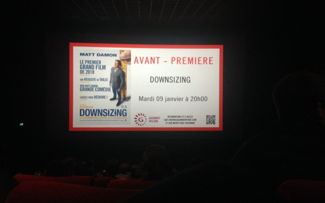 Downsizing sort aujourd'hui au cinéma. / Angélique Passebosc