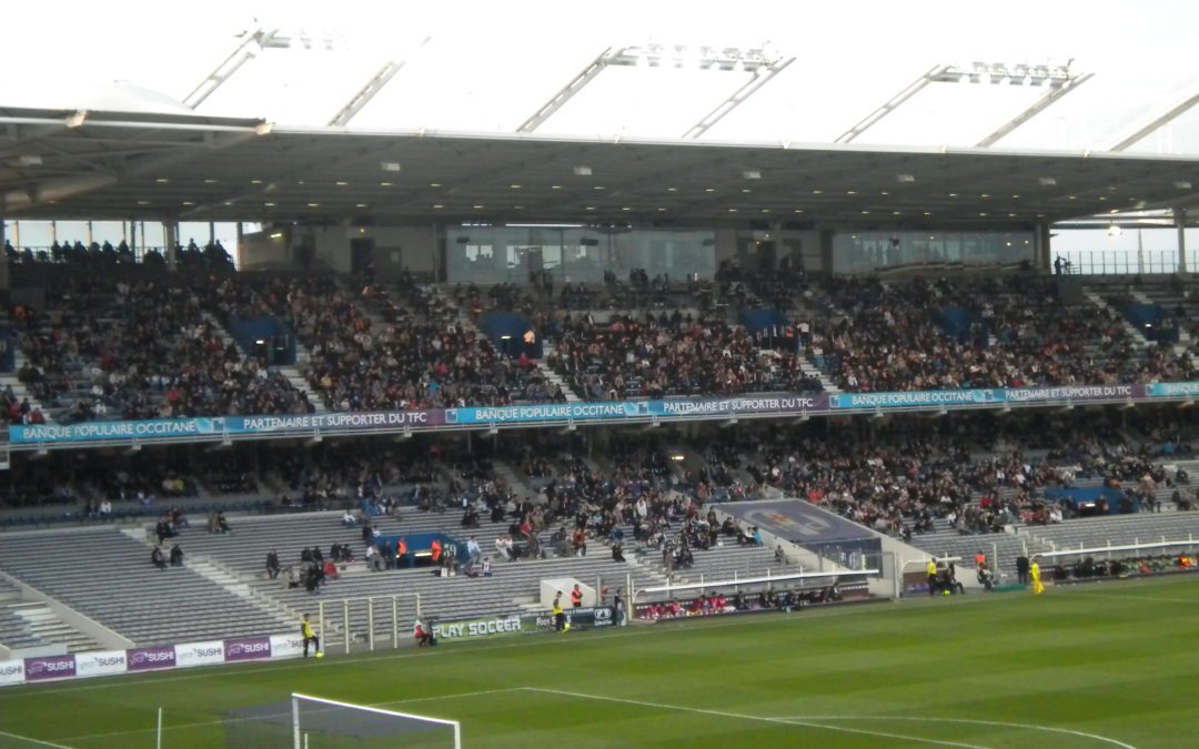Le Stadium ne sera pas rempli ce soir avec la réception du FC Nantes./ photo : Wikipédia