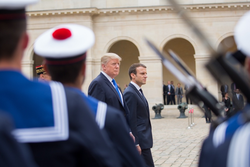 Emmanuel Macron a été choisi pour la première visite d'État officielle organisée par la Maison Blanche. / Crédit : CC