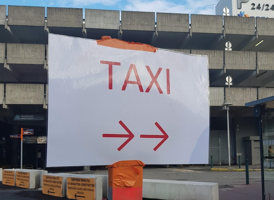 À Toulouse, la manifestation des taxis a été annulé / Crédit photo : Anne-Cécile Delolme