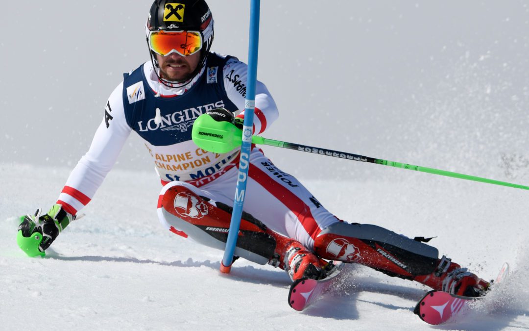 Marcel Hirscher remporte une nouvelle médaille d'or durant des Jeux Olympiques après sa descente exceptionnelle lors du Slalom homme./ google image