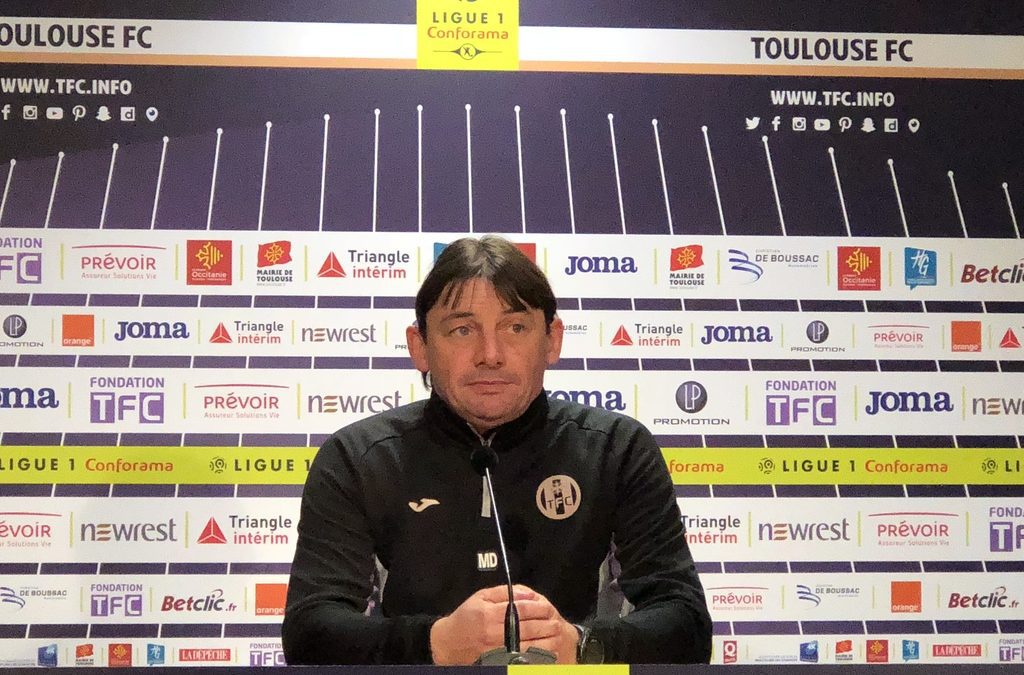 En conférence de presse, Mickaël Debève a assuré qu'un plan anti-Neymar serait mis en place./ Thibault Bories