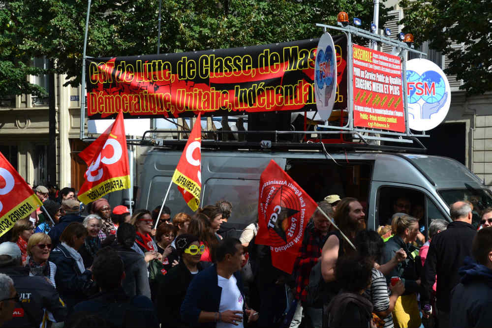 La CGT lance un appel de grève national./ Crédits photo : Flickr