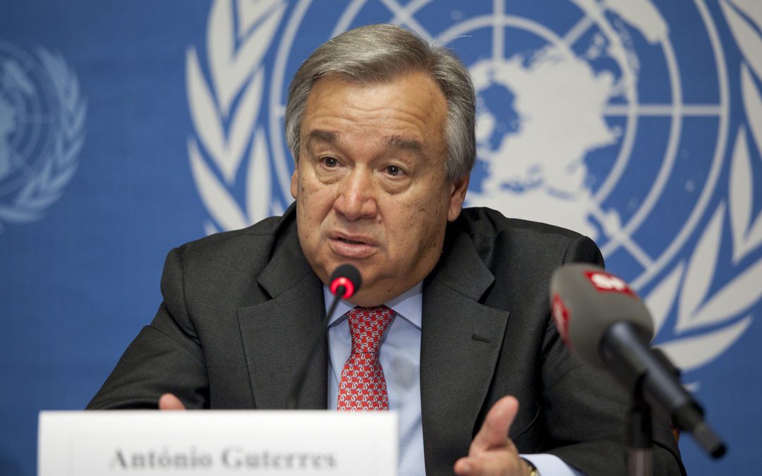 Antonio Guterres, secrétaire général de l'ONU. Crédits : Wikimédia Commons