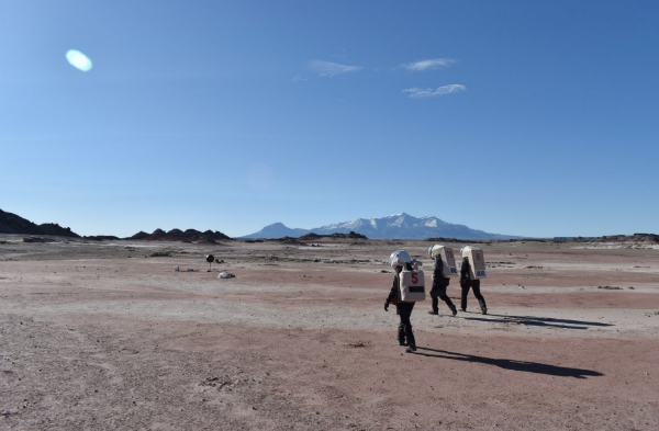 Des étudiants toulousains sur Mars / Crédits photo :  ISAE-SUPAERO