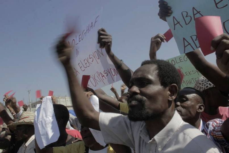 De violentes manifestations ont fait deux morts à Haïti. (Cdt/Révolution Permanente)