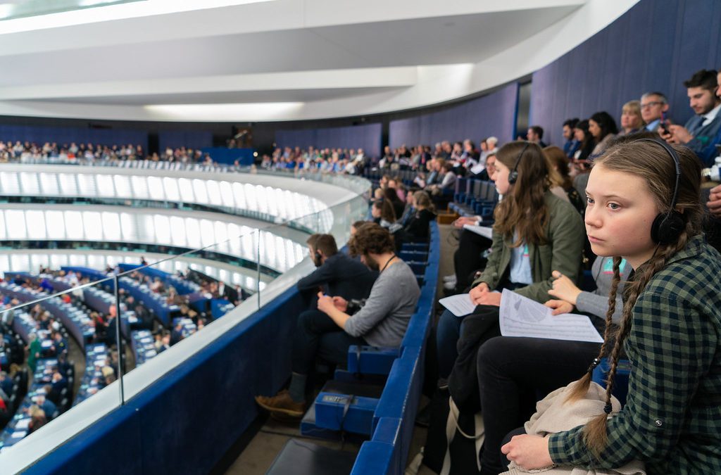 Greta Thunberg au Parlement européen