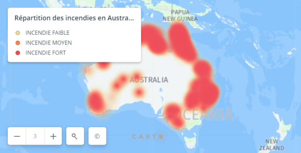 Cartographie australie