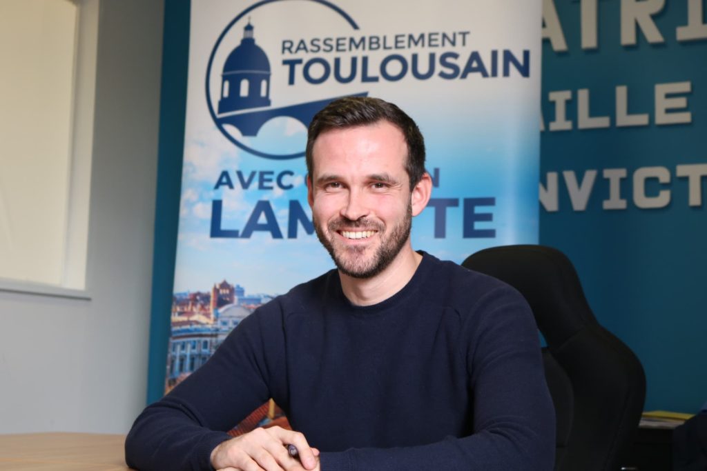 Quentin Lamotte, candidat RN à la mairie de Toulouse