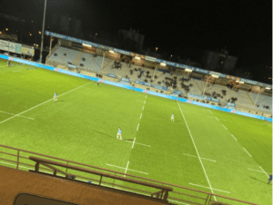 Le Stade Michel Bendichou sera la terre d'accueil du premier match de la double confrontation au sommet entre Colomiers et Biarritz.