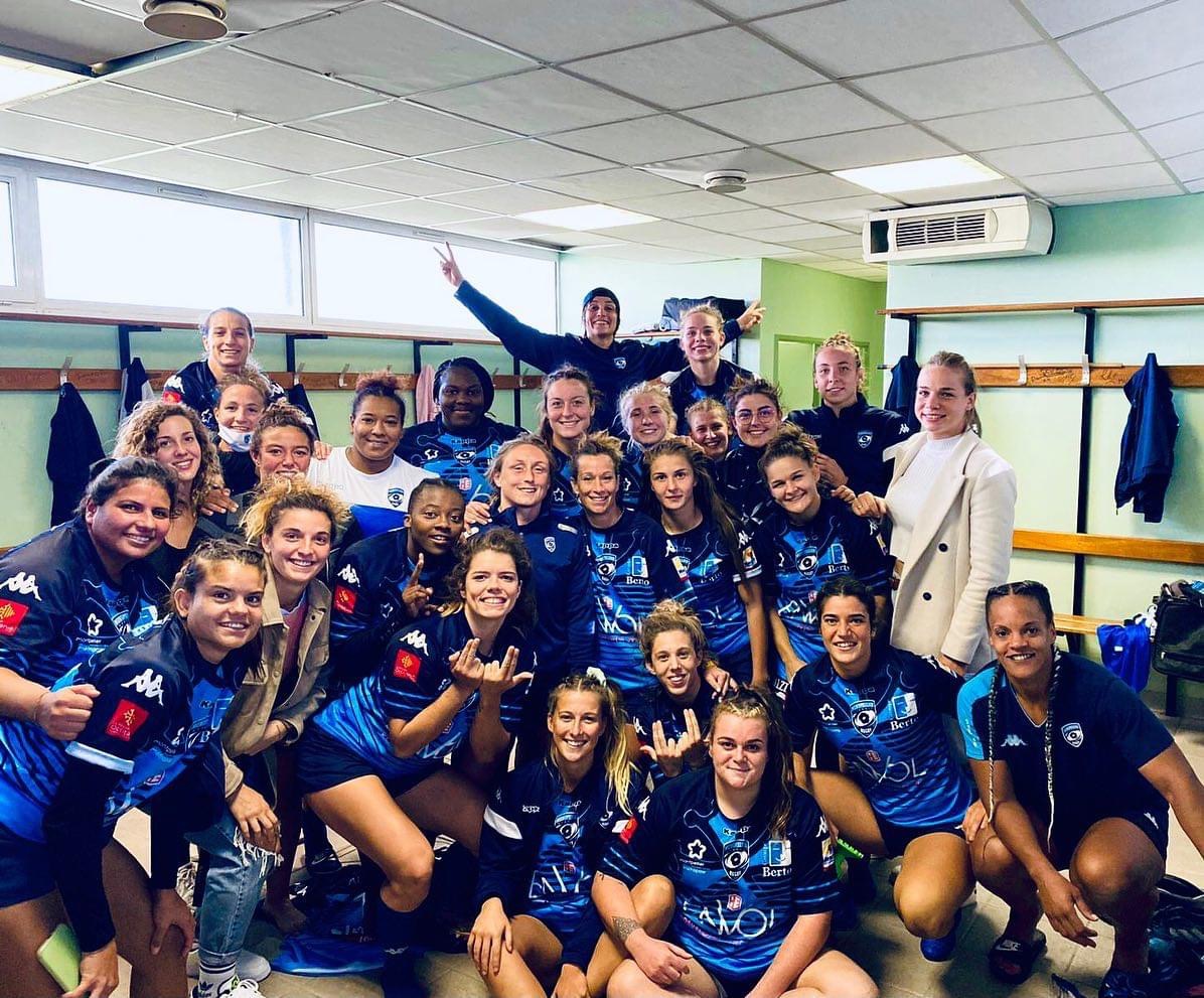 L'ensemble du groupe de Montpellier Féminin est impatient de reprendre la compétition. Tout comme celui de Blagnac Rugby Féminin.