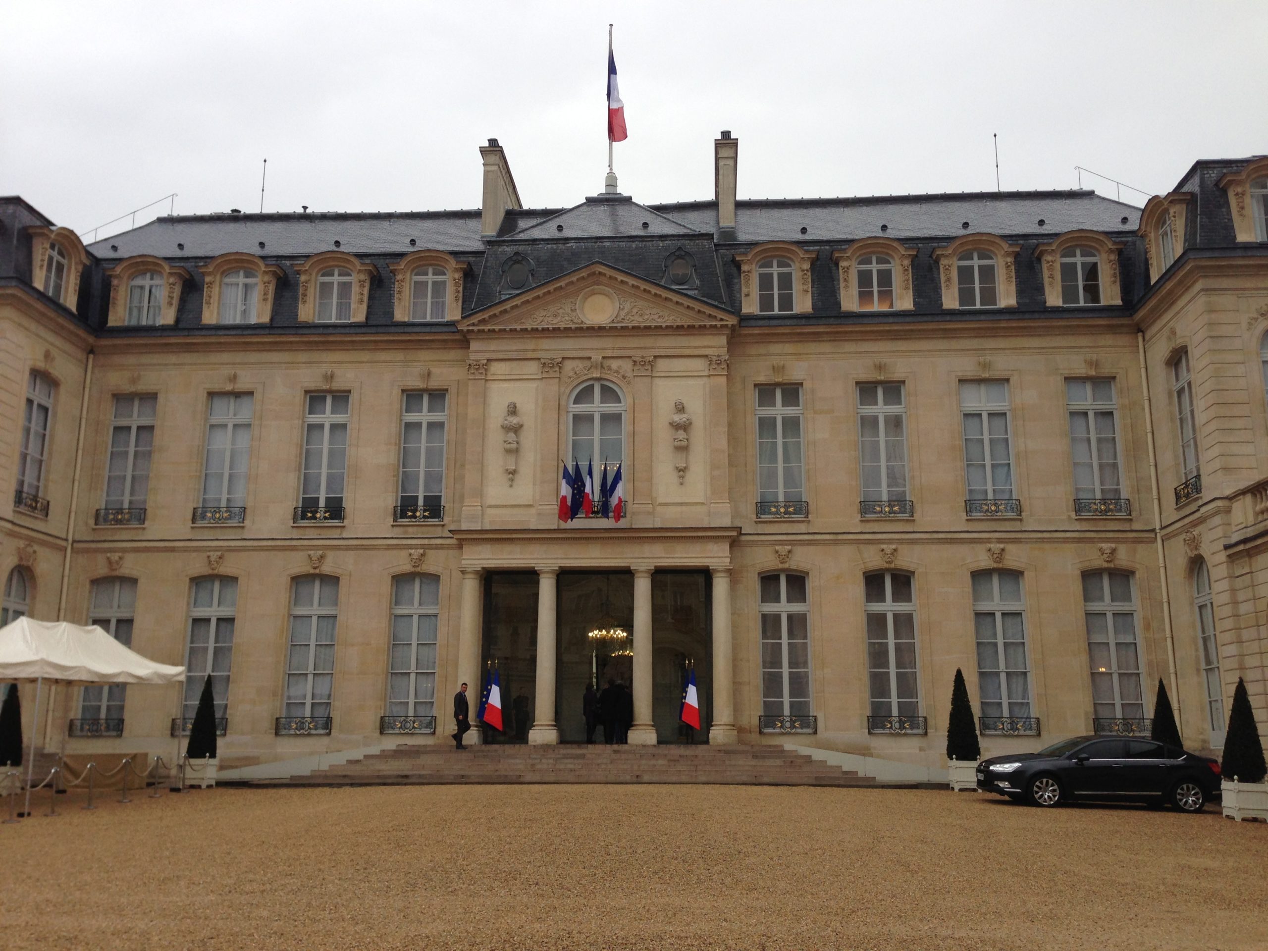 Le conseil de défense à débuté ce matin à l'Élysée. Crédit : flickr