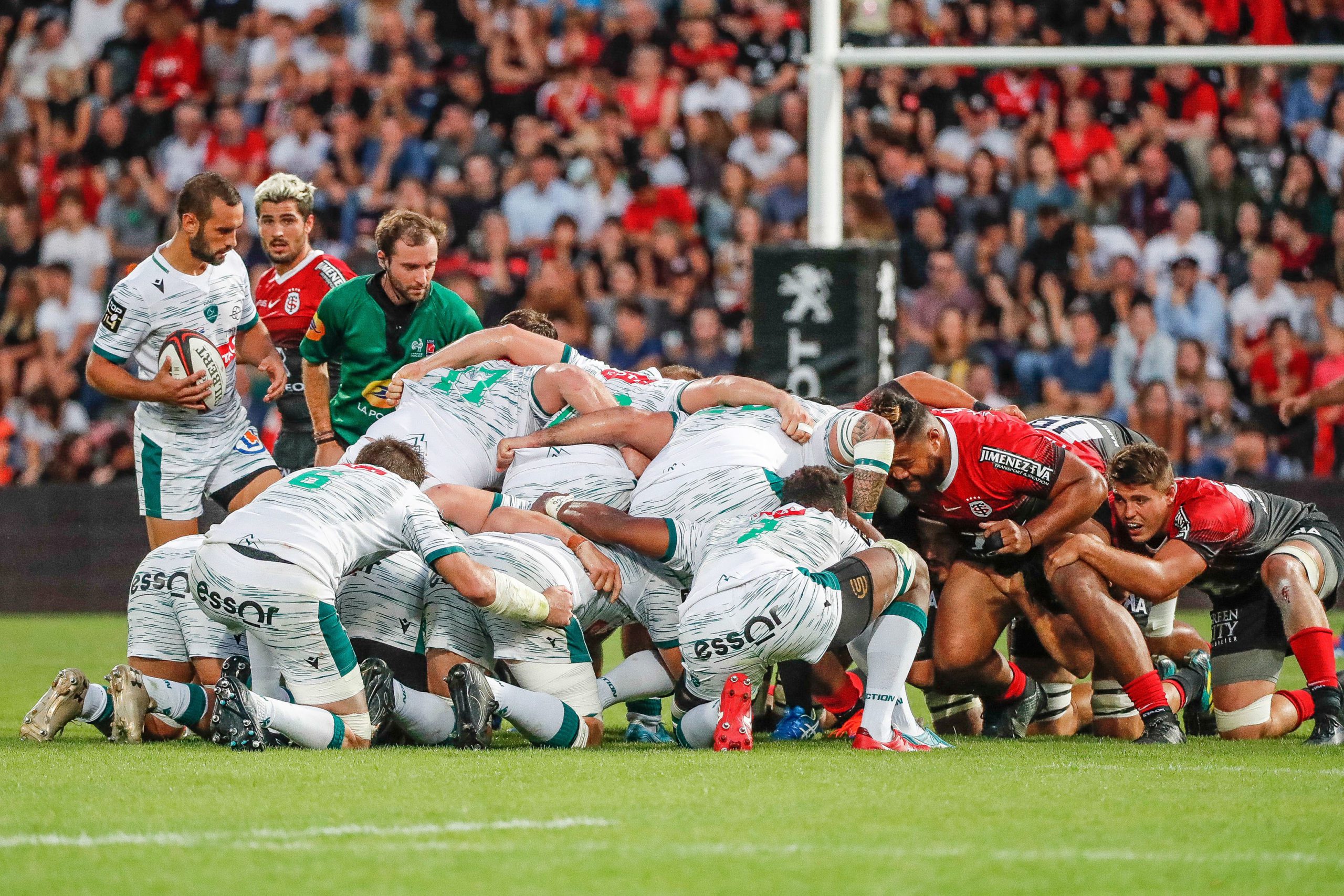 Samuel MARQUES of Pau during the Top 14 match between Stade Toulousain and Pau on September 28, 2019 in Toulouse, France. (Photo by JF Sanchez/Icon Sport) - Samuel MARQUES - Stade Ernest-Wallon - Toulouse (France)