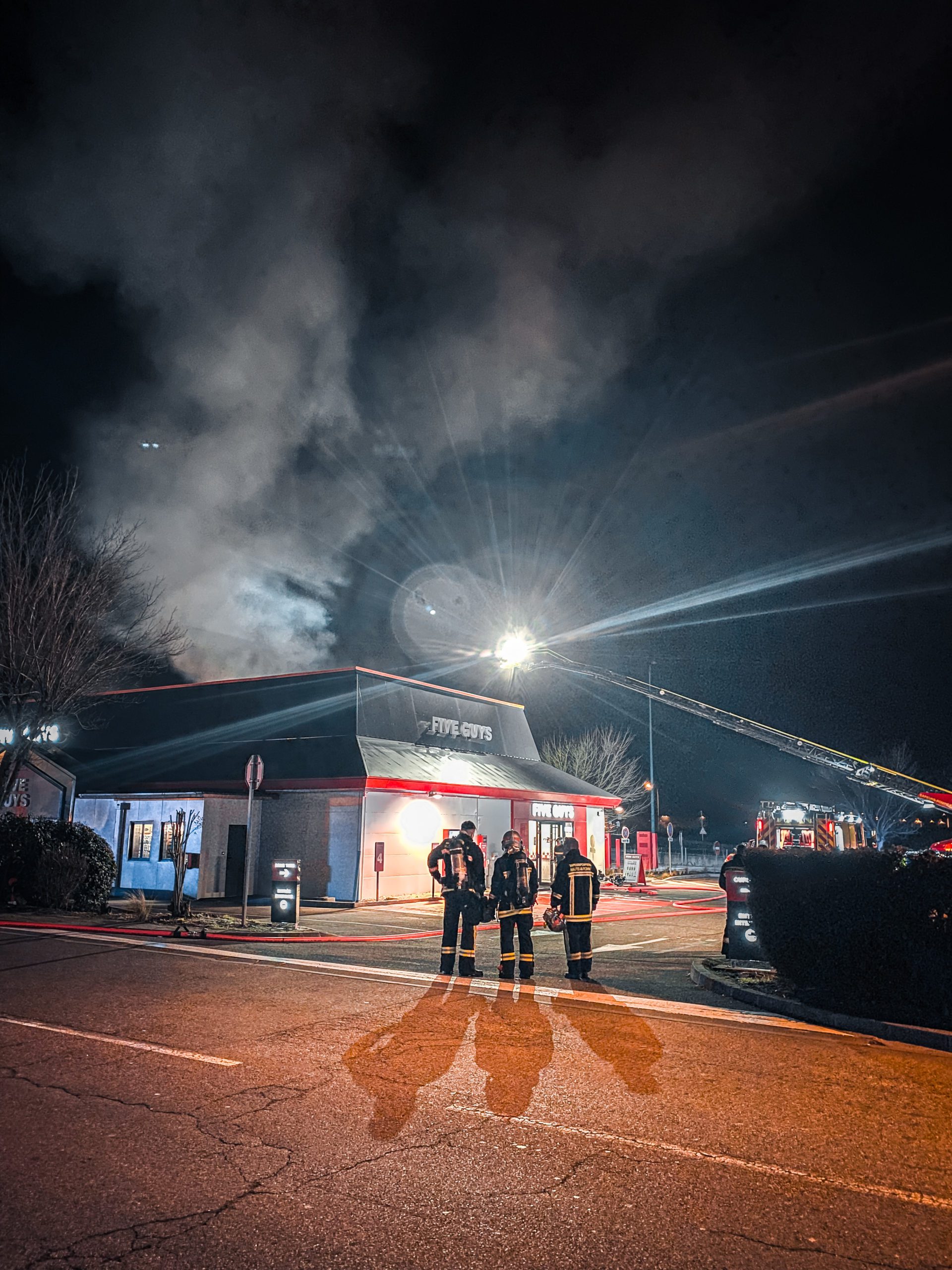 Incendie au five guys Blagnac