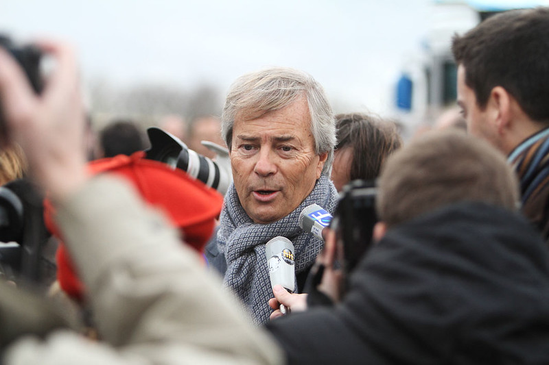 Vincent Bolloré, premier actionnaire de Canal +. ©CRBretagne/Flickr