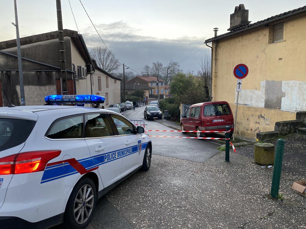 La police municipale déployée pour les inondations en Haute-Garonne.