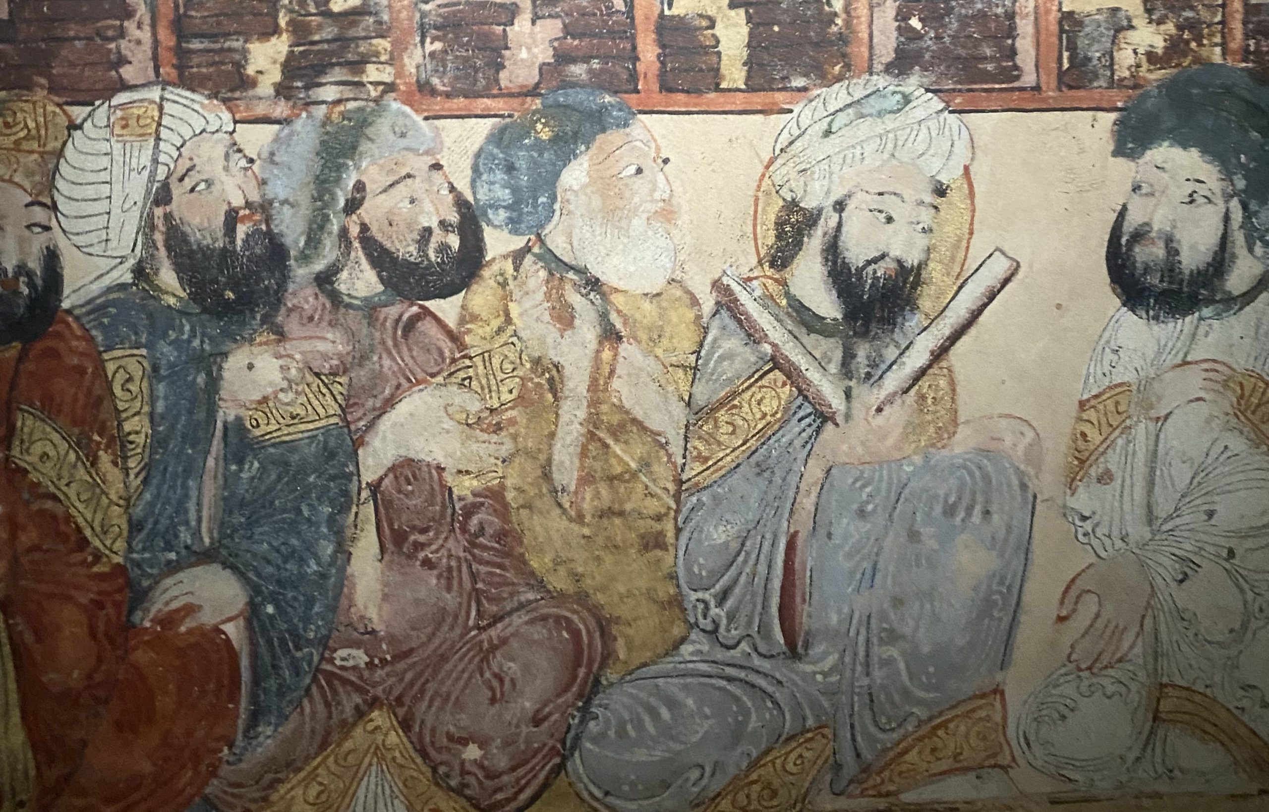 Al-Hariri (1054-1122), Une bibliothèque à Bassora, Al-Maqâmât (Les Séances) - Musée Paul Dupuy - Toulouse