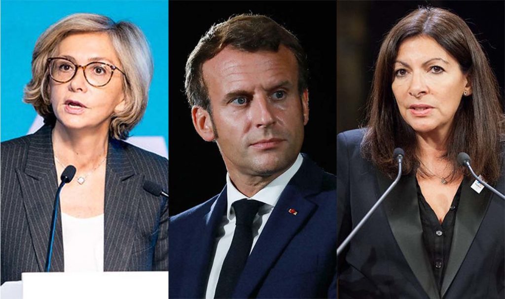 Pécresse, Macron, Hidalgo