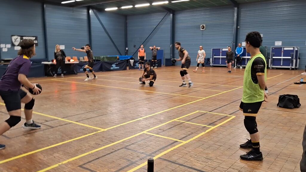 Entrainement de dodgeball