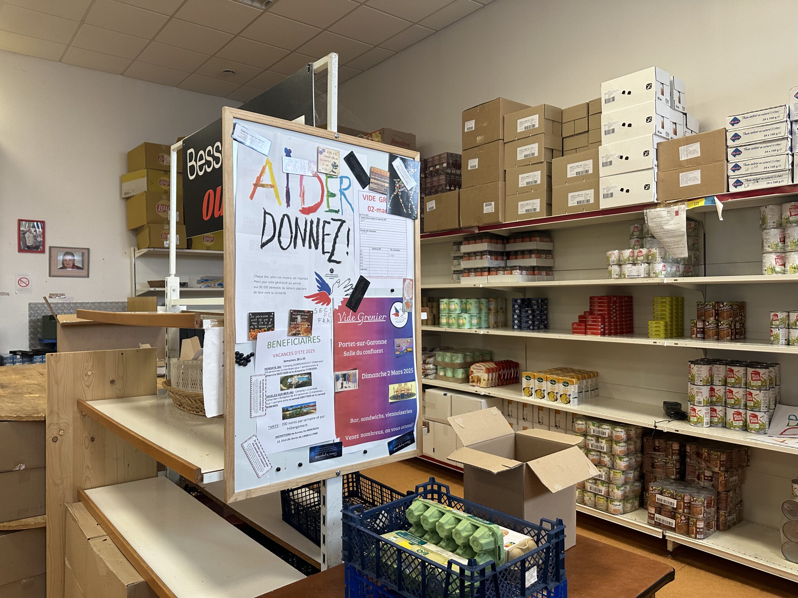 En janvier dernier, 50 bénéficiaires du Secours Populaire ont été invités à un repas gastronomique préparé par les élèves du lycée hôtelier de Toulouse. CP : Carla Pons